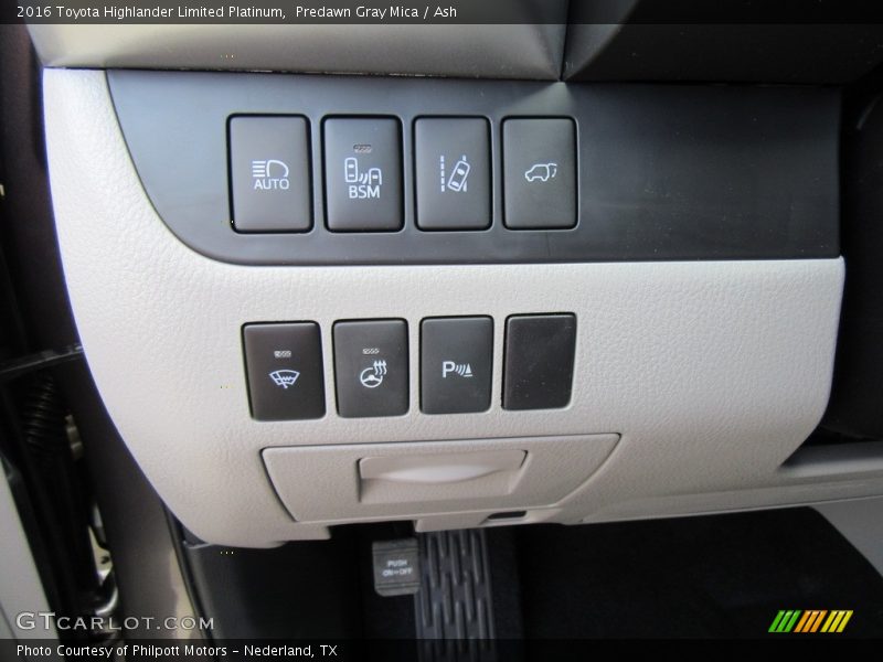 Predawn Gray Mica / Ash 2016 Toyota Highlander Limited Platinum