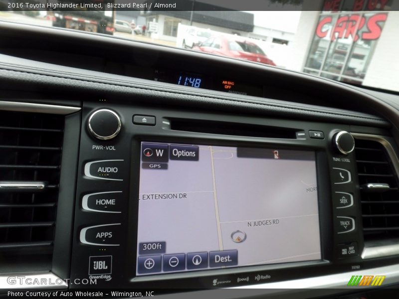 Blizzard Pearl / Almond 2016 Toyota Highlander Limited