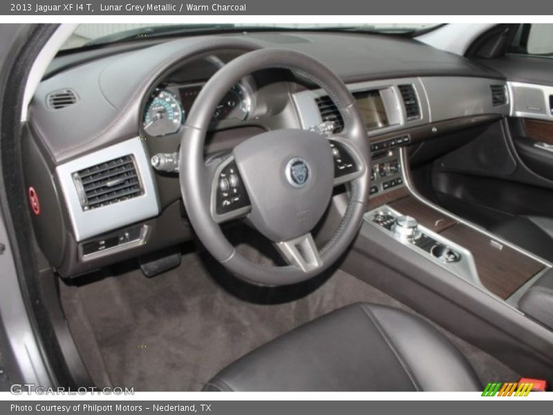 Lunar Grey Metallic / Warm Charcoal 2013 Jaguar XF I4 T
