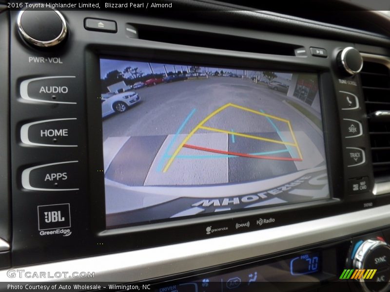 Blizzard Pearl / Almond 2016 Toyota Highlander Limited