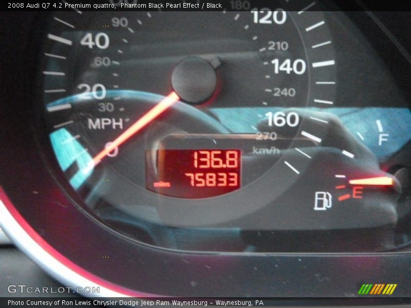 Phantom Black Pearl Effect / Black 2008 Audi Q7 4.2 Premium quattro