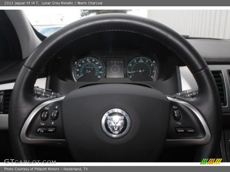 Lunar Grey Metallic / Warm Charcoal 2013 Jaguar XF I4 T