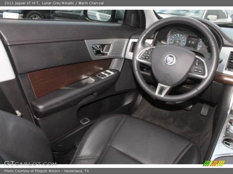 Lunar Grey Metallic / Warm Charcoal 2013 Jaguar XF I4 T
