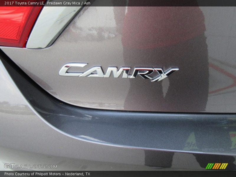 Predawn Gray Mica / Ash 2017 Toyota Camry LE