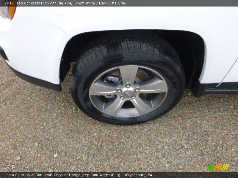 Bright White / Dark Slate Gray 2017 Jeep Compass High Altitude 4x4