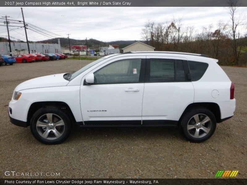 Bright White / Dark Slate Gray 2017 Jeep Compass High Altitude 4x4