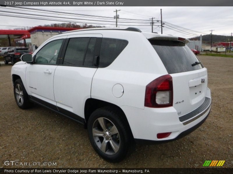 Bright White / Dark Slate Gray 2017 Jeep Compass High Altitude 4x4