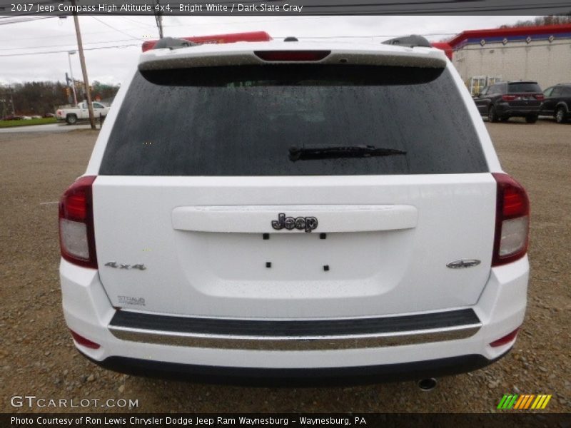 Bright White / Dark Slate Gray 2017 Jeep Compass High Altitude 4x4