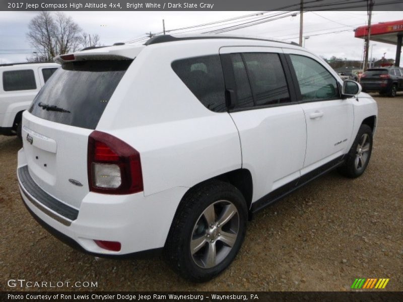 Bright White / Dark Slate Gray 2017 Jeep Compass High Altitude 4x4