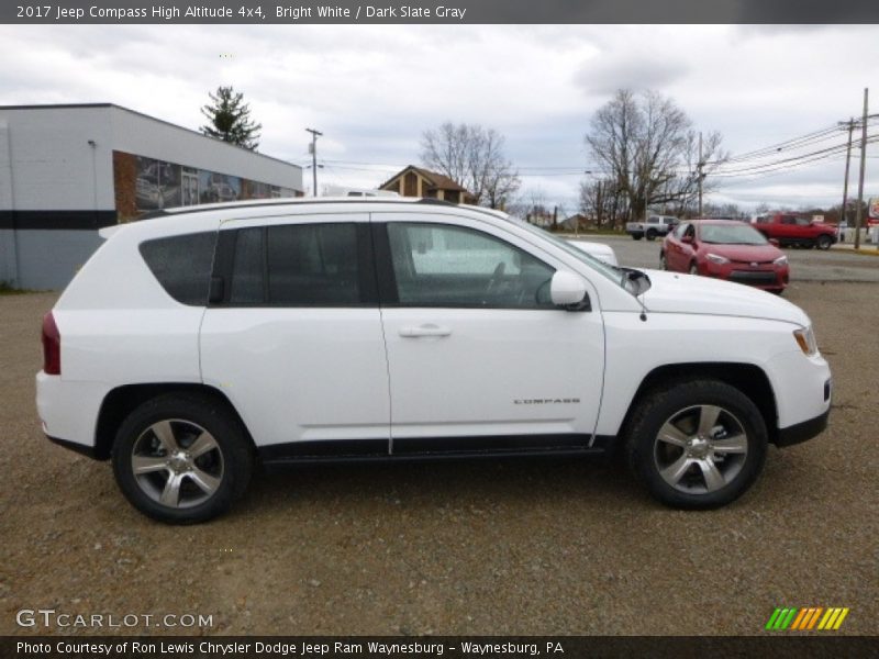 Bright White / Dark Slate Gray 2017 Jeep Compass High Altitude 4x4