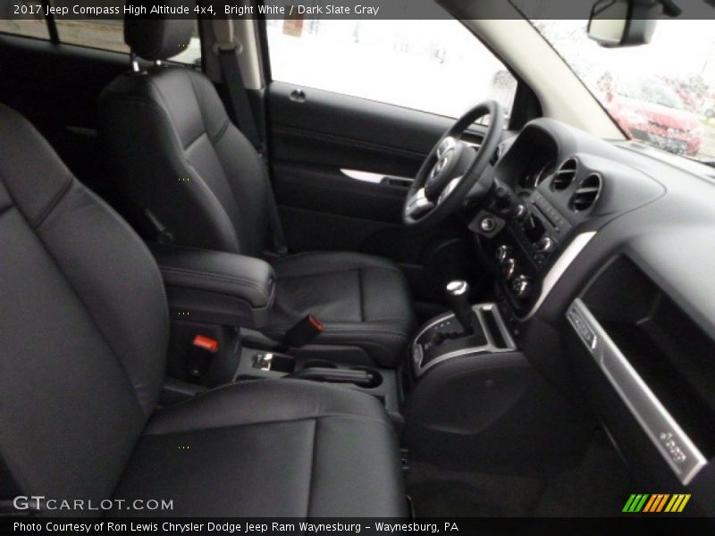 Bright White / Dark Slate Gray 2017 Jeep Compass High Altitude 4x4