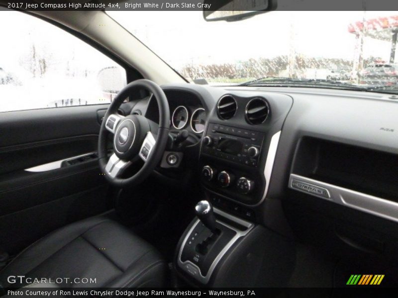 Bright White / Dark Slate Gray 2017 Jeep Compass High Altitude 4x4