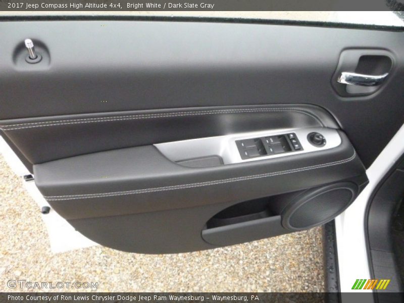 Bright White / Dark Slate Gray 2017 Jeep Compass High Altitude 4x4