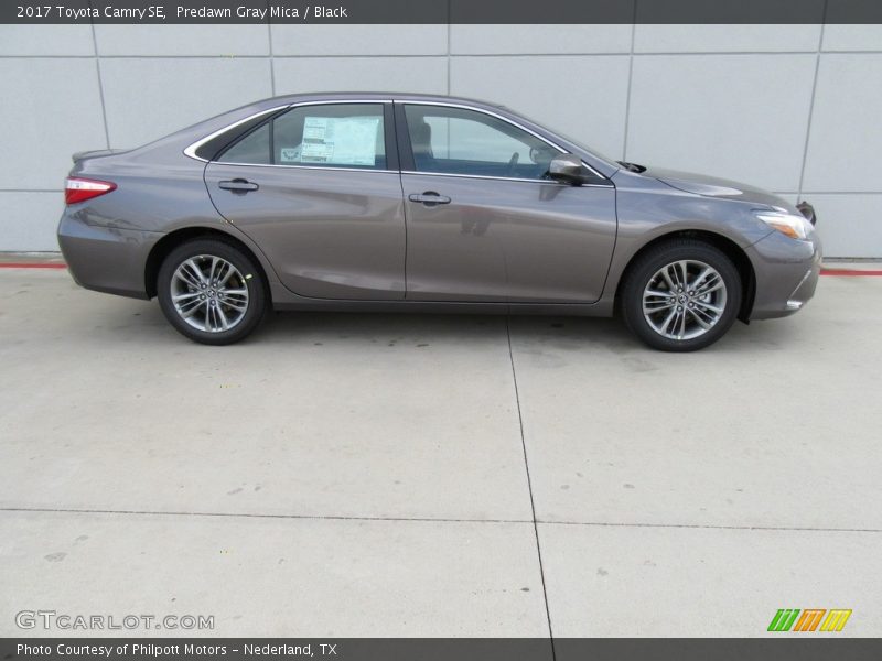 Predawn Gray Mica / Black 2017 Toyota Camry SE
