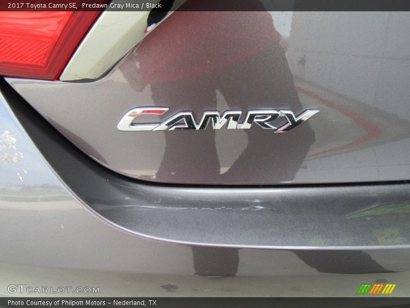 Predawn Gray Mica / Black 2017 Toyota Camry SE