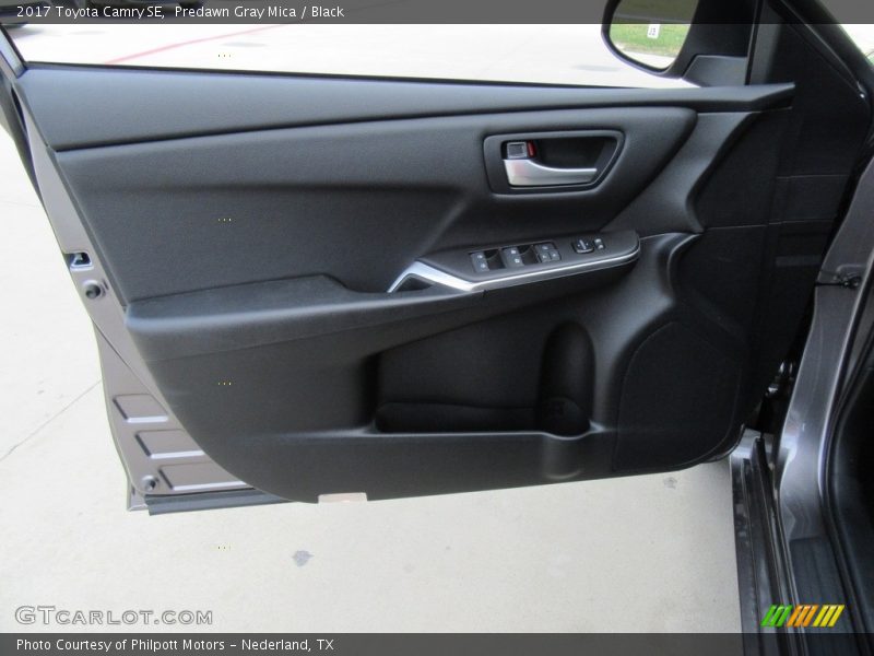 Predawn Gray Mica / Black 2017 Toyota Camry SE