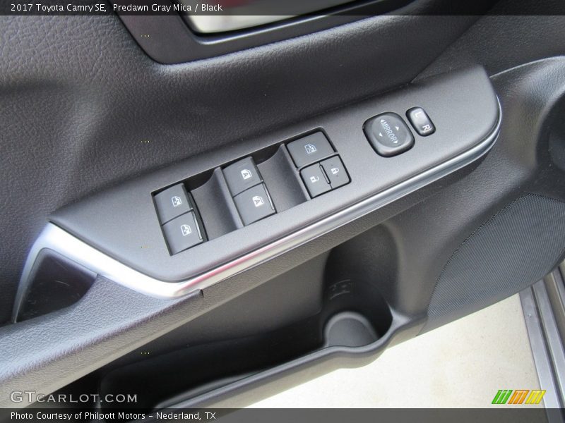 Predawn Gray Mica / Black 2017 Toyota Camry SE