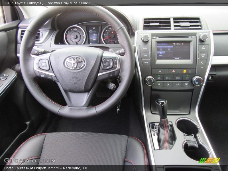Predawn Gray Mica / Black 2017 Toyota Camry SE