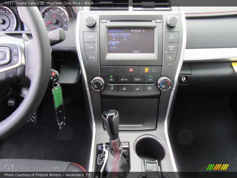 Predawn Gray Mica / Black 2017 Toyota Camry SE