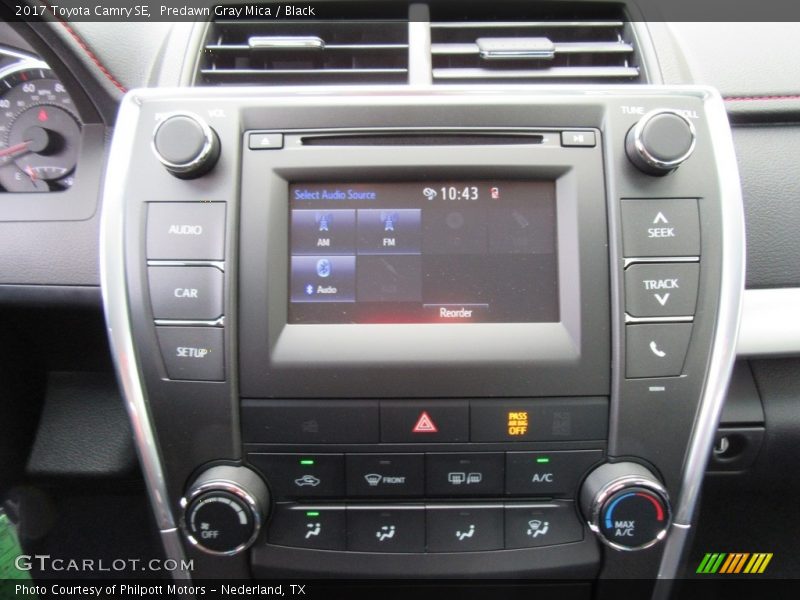 Predawn Gray Mica / Black 2017 Toyota Camry SE