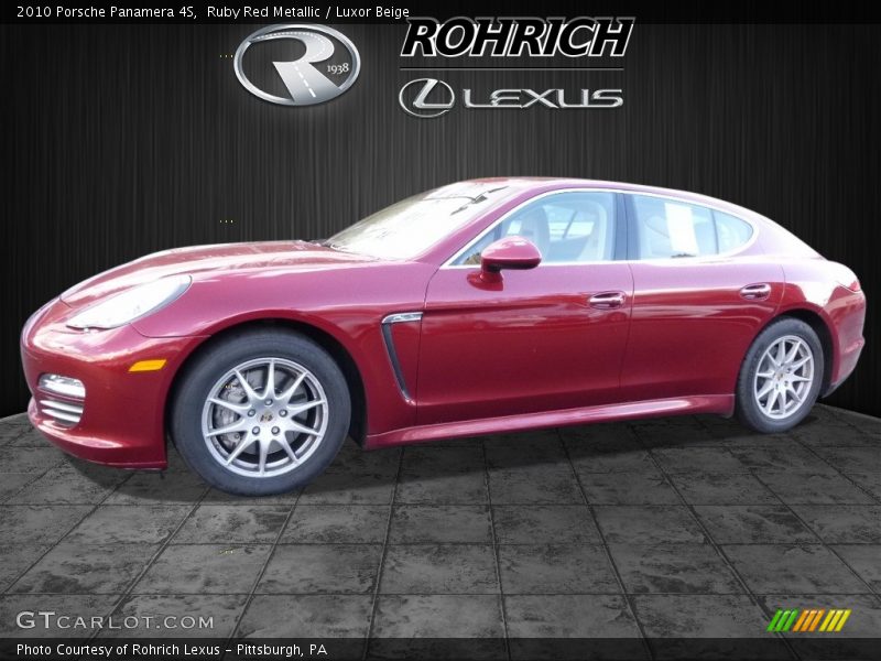 Ruby Red Metallic / Luxor Beige 2010 Porsche Panamera 4S