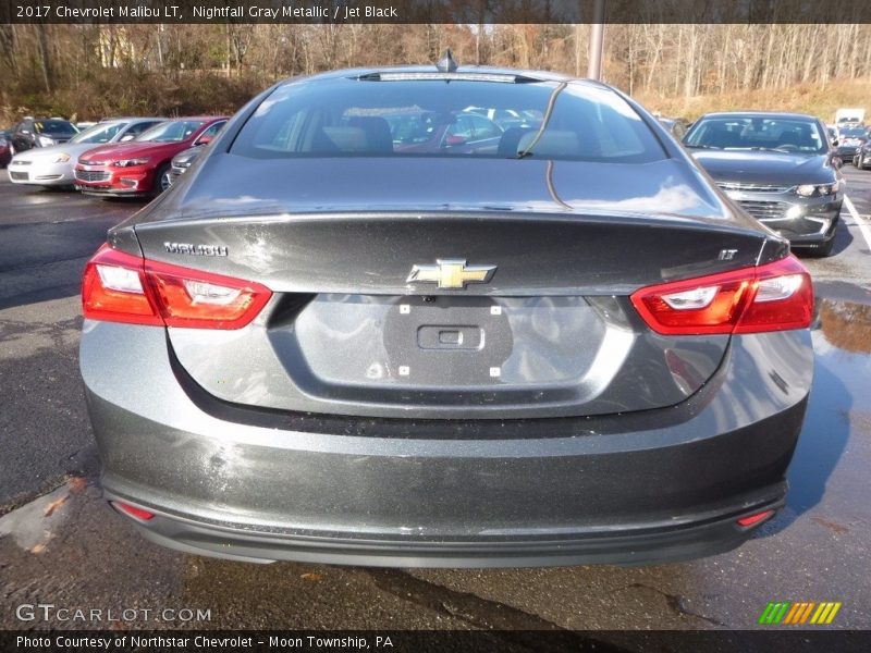 Nightfall Gray Metallic / Jet Black 2017 Chevrolet Malibu LT