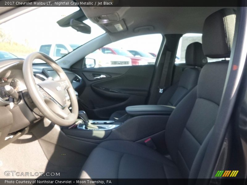 Nightfall Gray Metallic / Jet Black 2017 Chevrolet Malibu LT