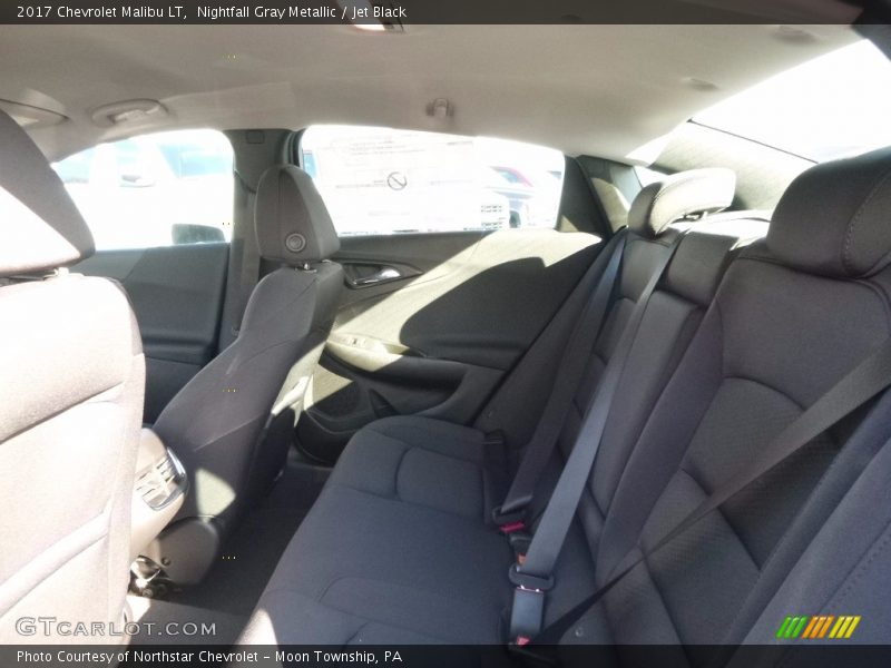 Nightfall Gray Metallic / Jet Black 2017 Chevrolet Malibu LT