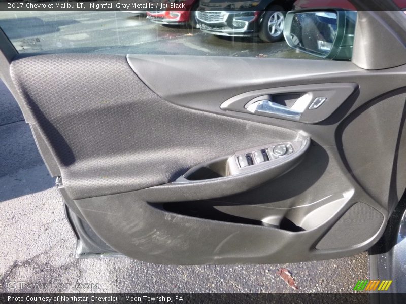 Nightfall Gray Metallic / Jet Black 2017 Chevrolet Malibu LT