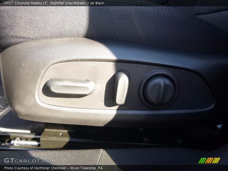Nightfall Gray Metallic / Jet Black 2017 Chevrolet Malibu LT