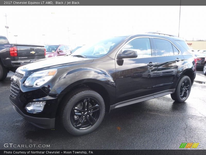 Black / Jet Black 2017 Chevrolet Equinox LT AWD