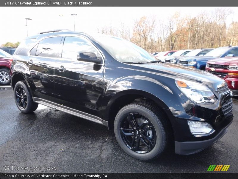 Black / Jet Black 2017 Chevrolet Equinox LT AWD