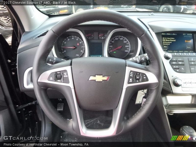 Black / Jet Black 2017 Chevrolet Equinox LT AWD