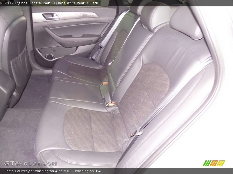 Quartz White Pearl / Black 2017 Hyundai Sonata Sport