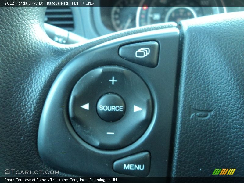 Basque Red Pearl II / Gray 2012 Honda CR-V LX