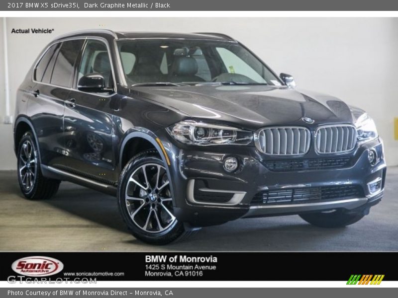 Dark Graphite Metallic / Black 2017 BMW X5 sDrive35i