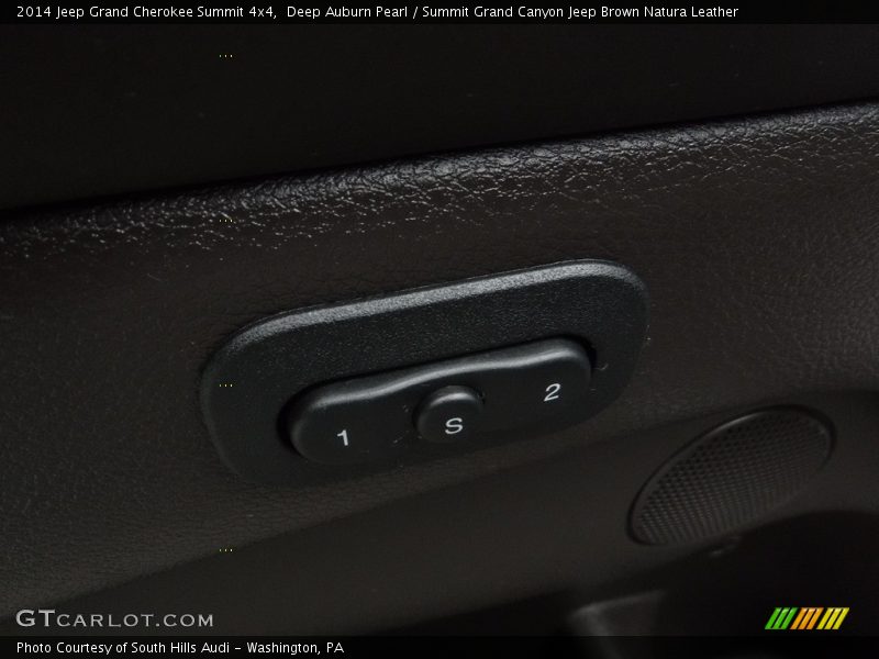 Deep Auburn Pearl / Summit Grand Canyon Jeep Brown Natura Leather 2014 Jeep Grand Cherokee Summit 4x4