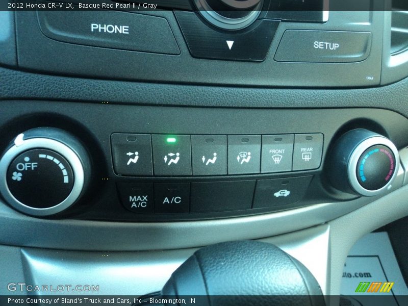 Basque Red Pearl II / Gray 2012 Honda CR-V LX