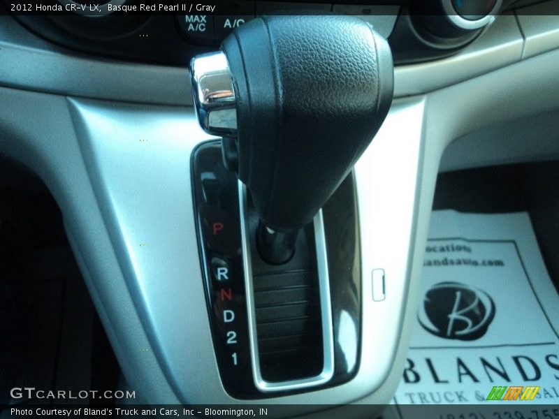Basque Red Pearl II / Gray 2012 Honda CR-V LX