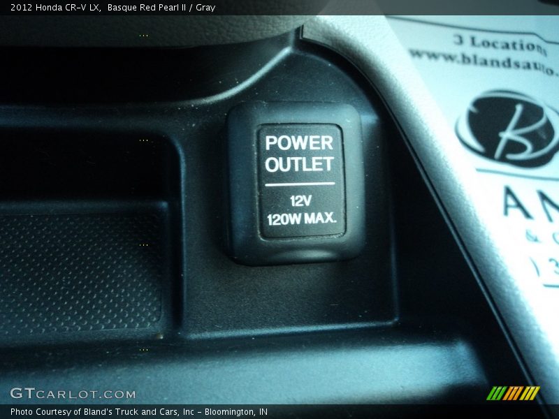Basque Red Pearl II / Gray 2012 Honda CR-V LX