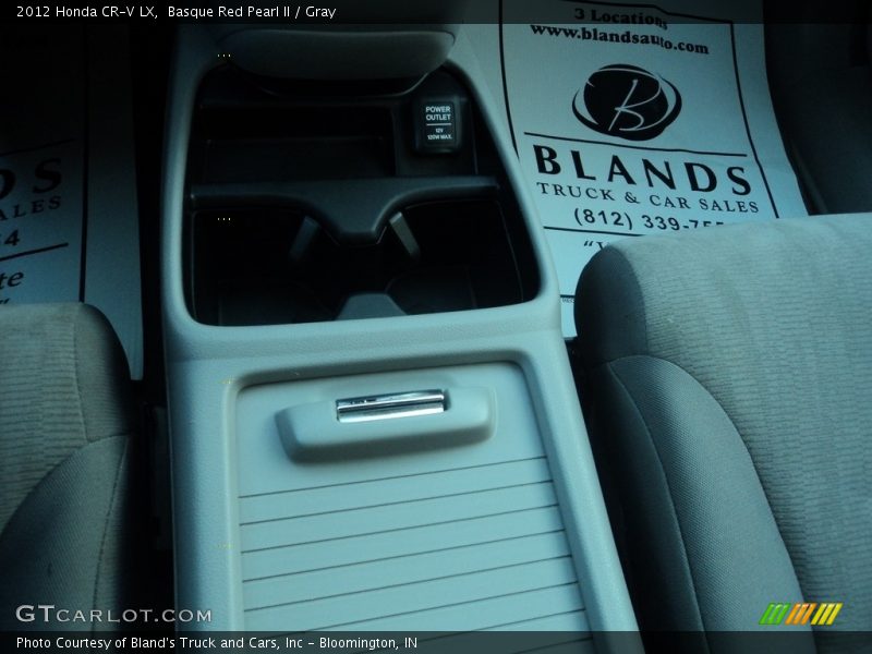 Basque Red Pearl II / Gray 2012 Honda CR-V LX