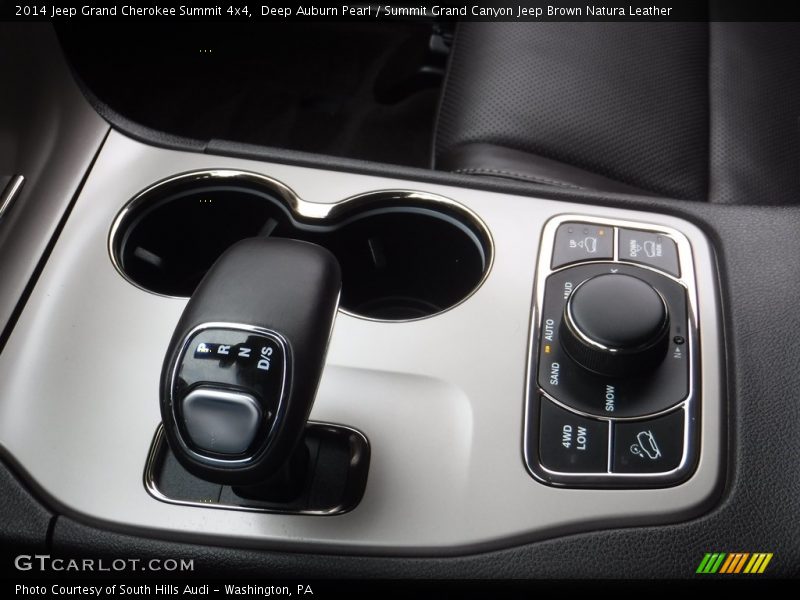 Deep Auburn Pearl / Summit Grand Canyon Jeep Brown Natura Leather 2014 Jeep Grand Cherokee Summit 4x4
