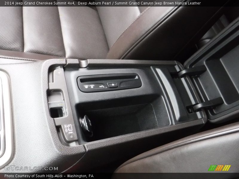 Deep Auburn Pearl / Summit Grand Canyon Jeep Brown Natura Leather 2014 Jeep Grand Cherokee Summit 4x4