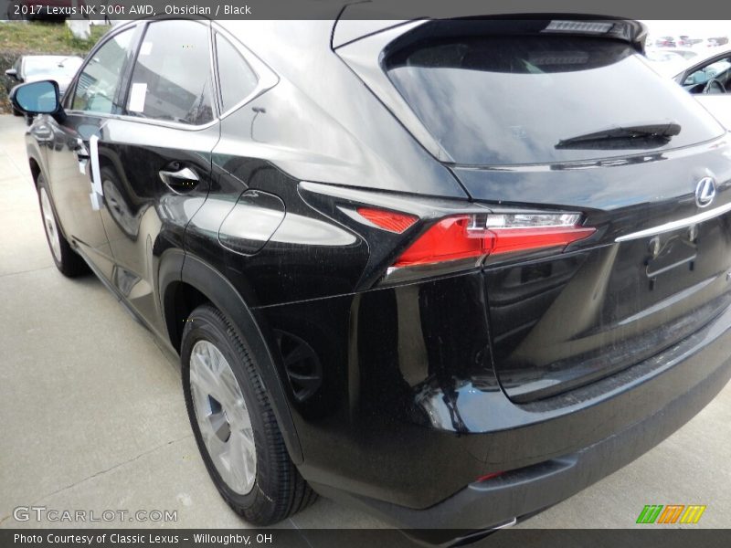 Obsidian / Black 2017 Lexus NX 200t AWD