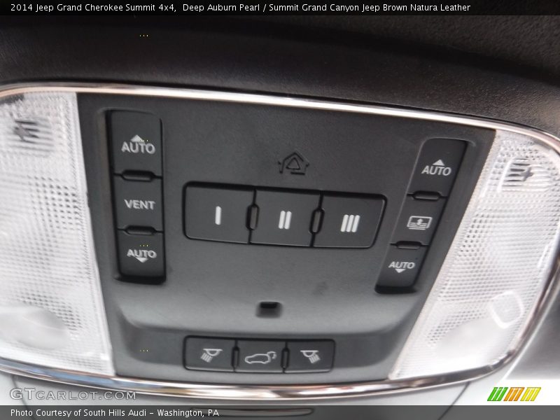 Deep Auburn Pearl / Summit Grand Canyon Jeep Brown Natura Leather 2014 Jeep Grand Cherokee Summit 4x4