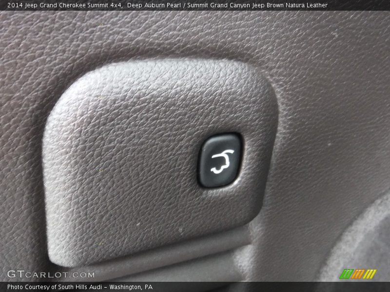 Deep Auburn Pearl / Summit Grand Canyon Jeep Brown Natura Leather 2014 Jeep Grand Cherokee Summit 4x4