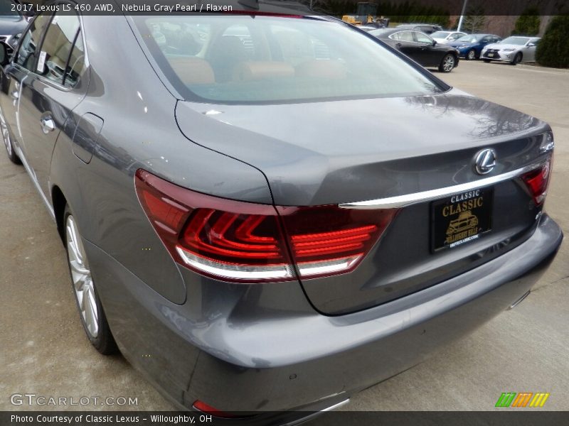 Nebula Gray Pearl / Flaxen 2017 Lexus LS 460 AWD