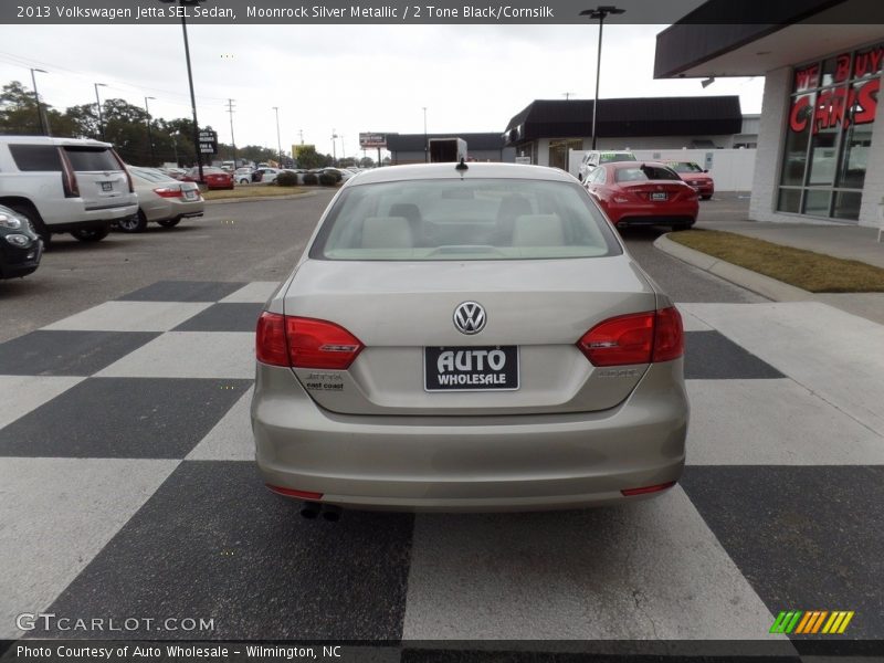 Moonrock Silver Metallic / 2 Tone Black/Cornsilk 2013 Volkswagen Jetta SEL Sedan