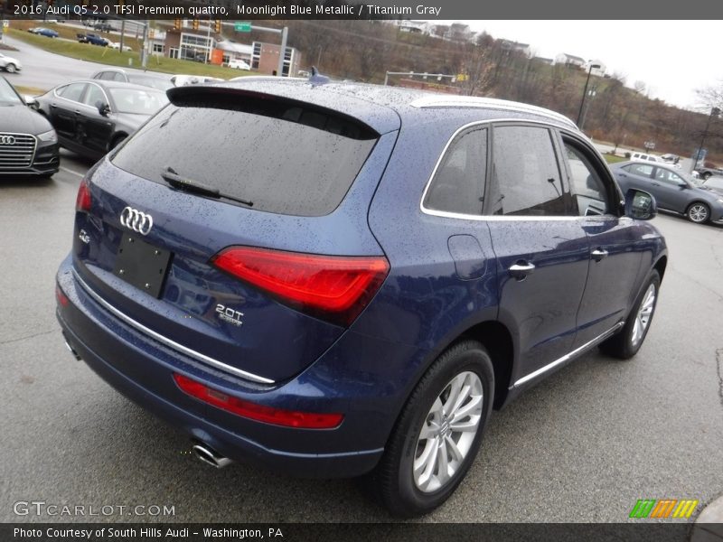 Moonlight Blue Metallic / Titanium Gray 2016 Audi Q5 2.0 TFSI Premium quattro