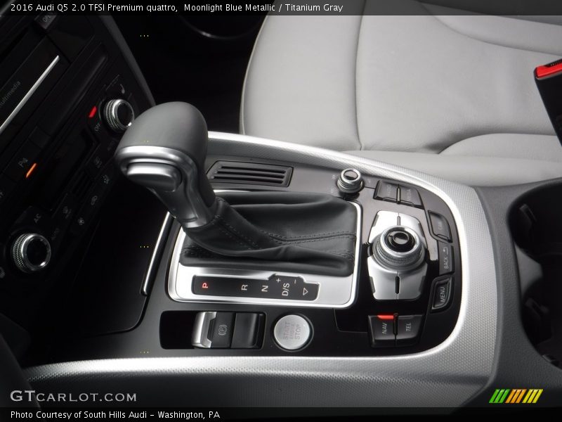Moonlight Blue Metallic / Titanium Gray 2016 Audi Q5 2.0 TFSI Premium quattro